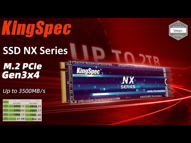 Vídeo relacionado con Kingspec NX Series Gen3x4 NVMe M.2 SSD de 512GB, hasta 3500 MB/s, Unidad Interna de Estado sólido 3D NAND Flash M2 2280, para Escritorio y portátil
