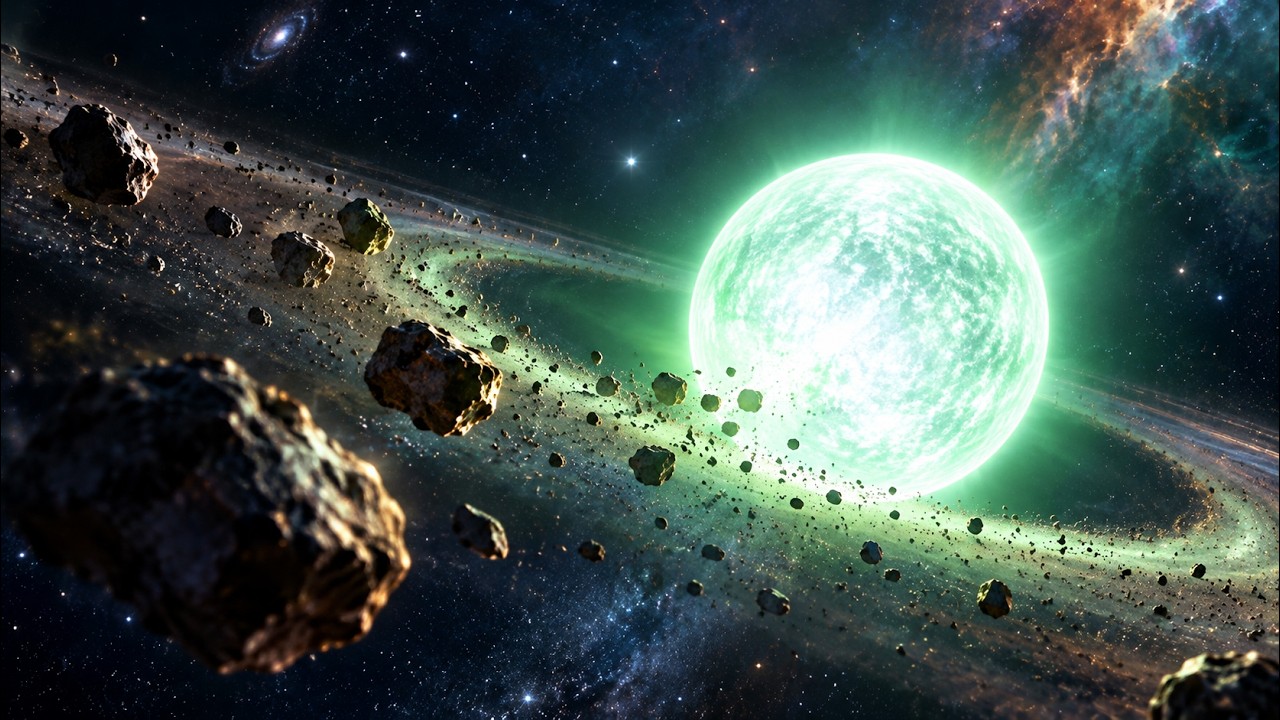 Los astrónomos descubren la primera estrella verde !