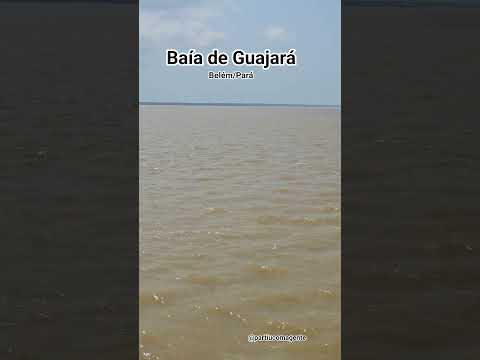 Rio Guamá: A baía de Guajará recebe as águas do rio Guamá.#amazonas #pará #cop30 #travel