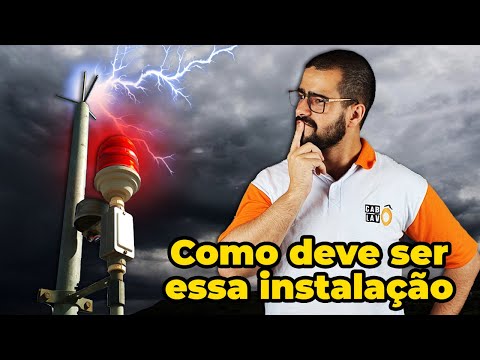 Sistema de PARA RAIO ou SPDA, como deve ser INSTALADO!