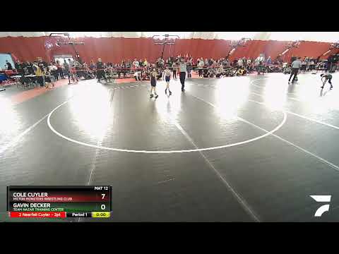 67 Lbs Cons. Round 2 - Cole Cuyler, Milton Monsters Wrestling Club Vs Gavin Decker, Team Nazar Tra