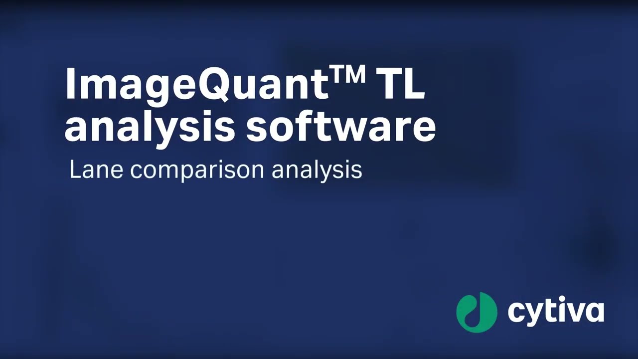 ImageQuant™ analysis software - Lane comparison