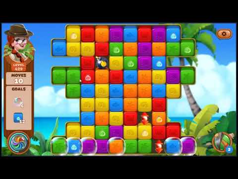 Lost Island Blast Adventure Level 429 - NO BOOSTERS 🏝️ | SKILLGAMING ✔️