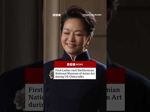 First Ladies visit Smithsonian National Museum of Asian Art. #BBCNews