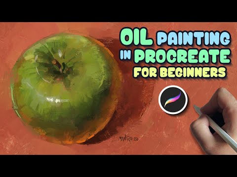 How to Paint an Apple with Oils in Procreate | Beginner Tutorial