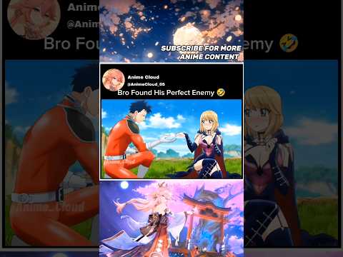 Bro Found His Perfect Enemy 🤣 | Love After World Domination | #anime #animeedit #shorts #otaku