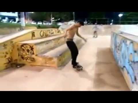 atleta:Felipe Barbosa skate barretos primeiras tricks do canal