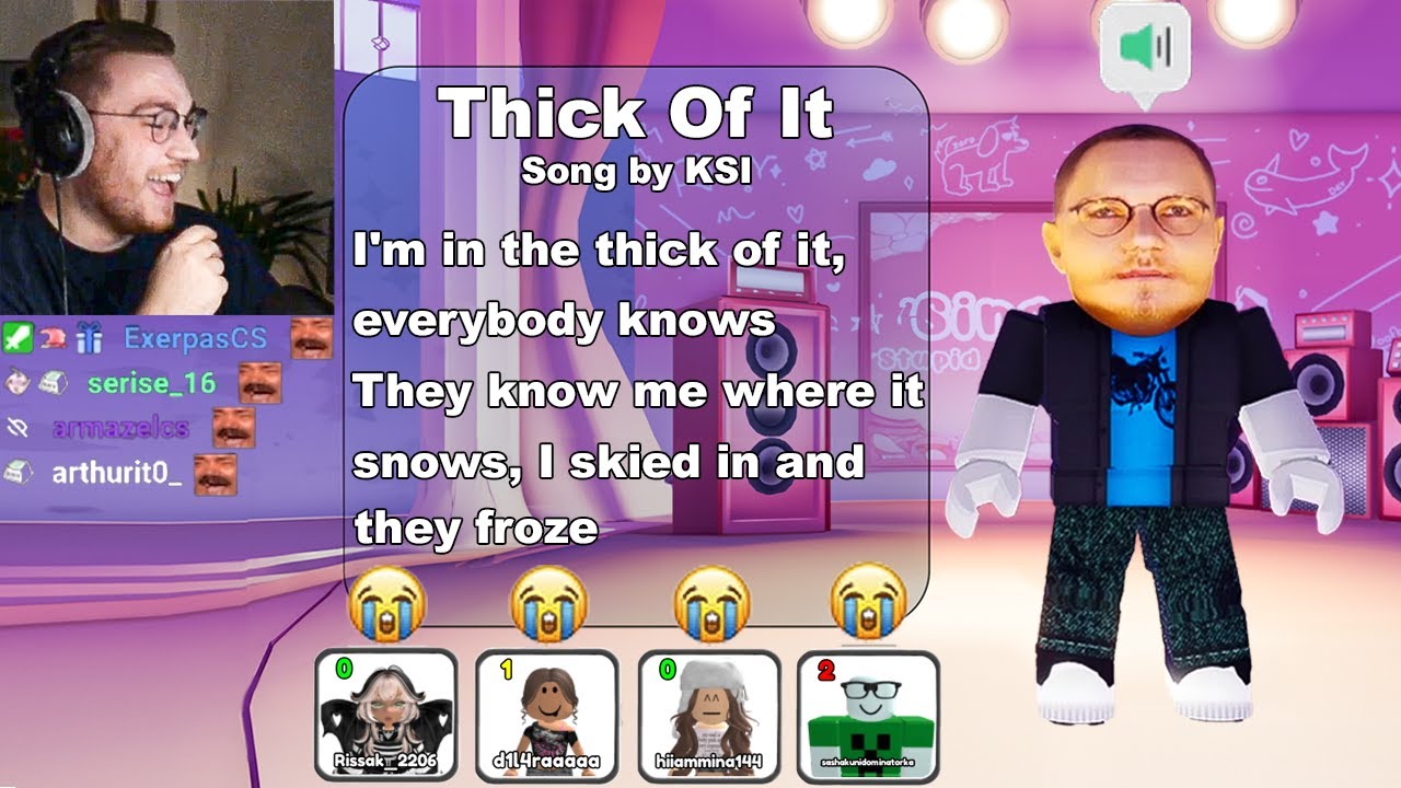 chat told me to play roblox karaoke. it was a mistake.