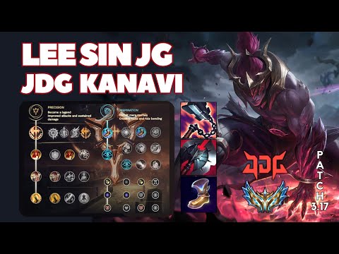 JDG Kanavi plays Lee Sin JG vs Nidalee | Challenger Pro Replay Korea Patch 13.17