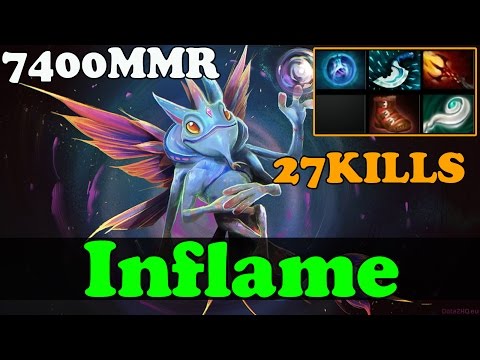 Dota 2 - Inflame 7400 MMR Plays Puck vol 2 - Ranked Match Gameplay