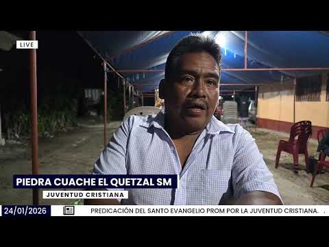 PREDICACIÓN PROM POR LA JUVENTUD CRISTIANA ALDEA PIEDRA CUACHE EL QUETZAL SM