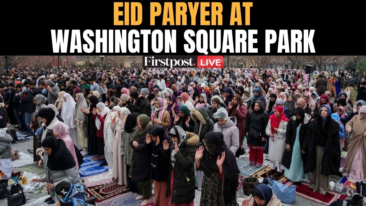 Eid LIVE: Several People Gather at Washington Square Park for Eid Prayers | Ramadan | Eid Al Fitr