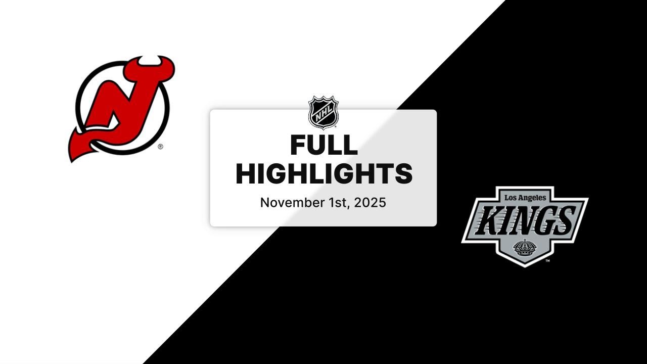 NHL Highlights | Devils vs. Kings | November 01, 2025