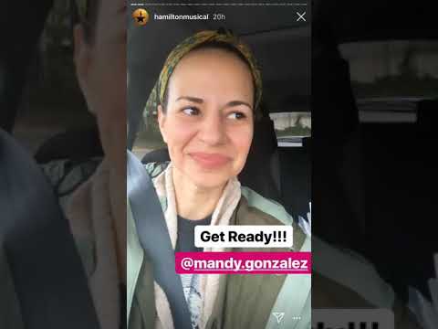 Mandy Gonzalez - Hamilton Takeover April 17th 2019