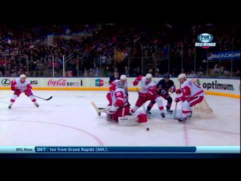 Hockey IQ - Kyle Quincey saves a goal and stops the back side pass Jan 16 2014