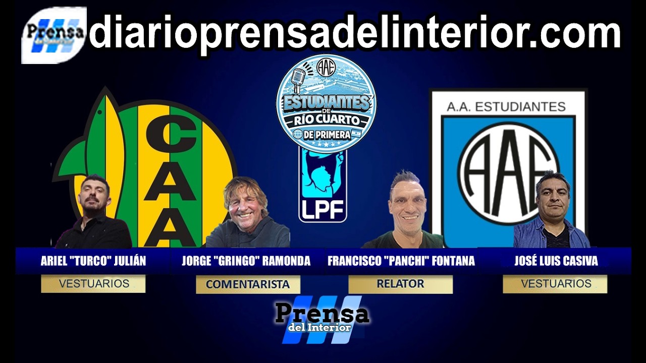 EN VIVO: Aldosivi Vs. Estudiantes de Río Cuarto – Liga Profesional 2026 | Fecha 13