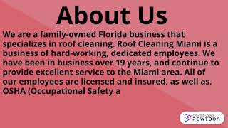 Seeking Roof Cleaning in Miami