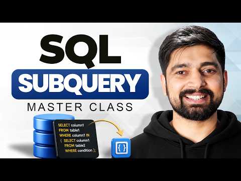 SQL subquery master class