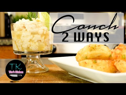Conch 2 Ways!!! Conch Fritters & Cracked Conch!!! | Tito's Kitchen #29