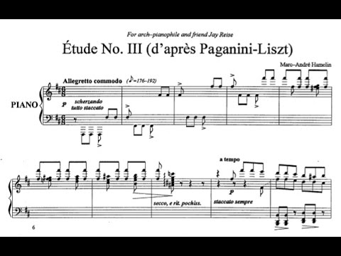 Marc-André Hamelin - Étude No. 3 in B minor 'd'après Paganini-Liszt'