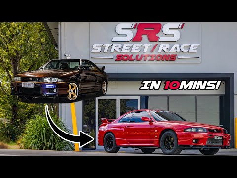 Stock to 1460+HP R33 GTR in 10mins!