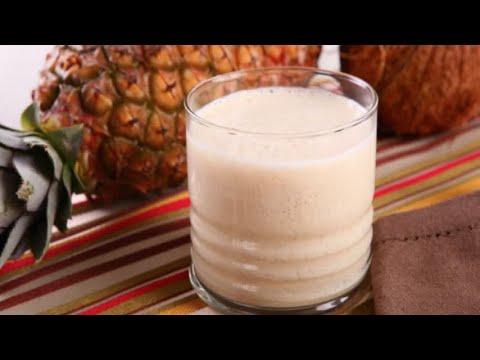 Frapê de Coco Com Abacaxi