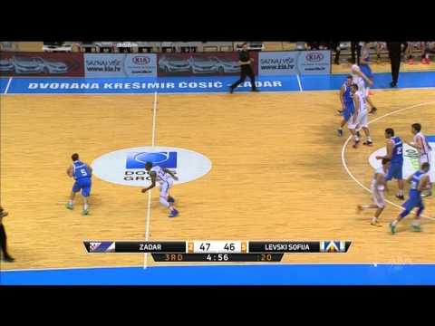 ABA Liga 2014/15, Round 03 match: Zadar - Levski Sofija