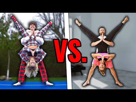 YOGA CHALLENGE WITH MY BOYFRIEND! (can we do it?😂) - DAILY VLOG 2