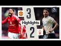 Manchester United 3 2 Nottingham Forest Premier League Highlights
