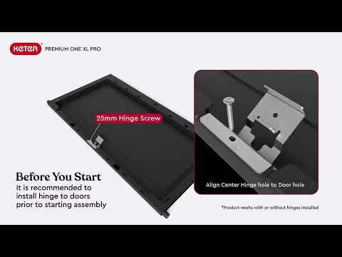 How to Install the hinges for your Premium One XL Pro