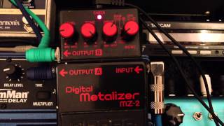 Video thumbnail for BOSS MZ-2 Digital Metalizer by Evan Chandler