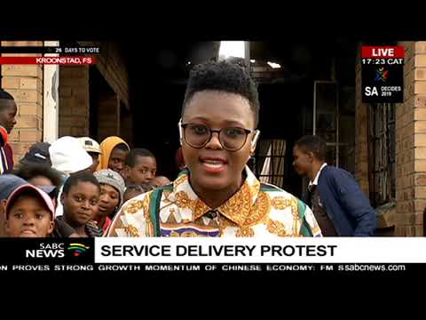 Kroonstad Post Office set alight by angry protesters