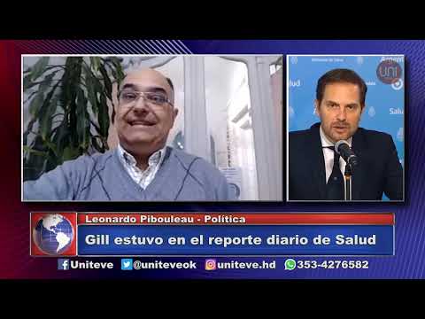 Gill presente en el reporte diario de Salud de la Nación