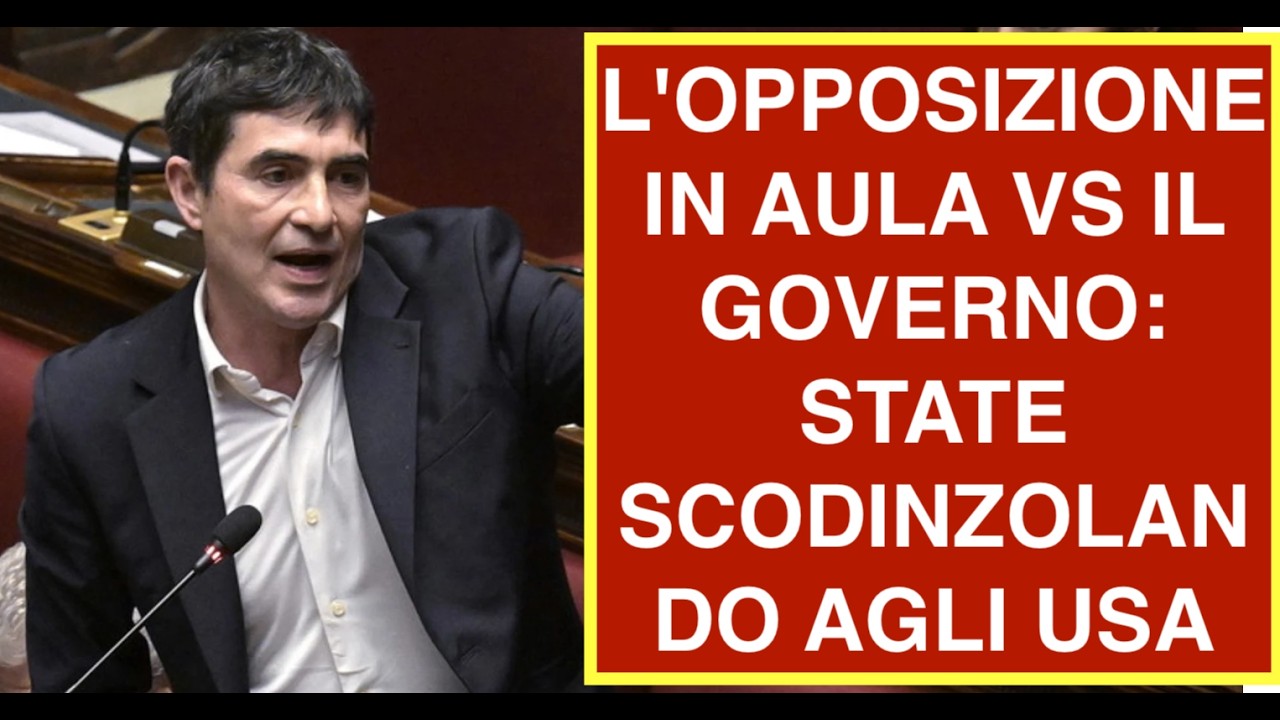 L'OPPOSIZIONE IN AULA VS IL GOVERNO: STATE SCODINZOLANDO AGLI USA