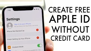 How To Create a FREE Apple ID Without Credit Card! (2020)