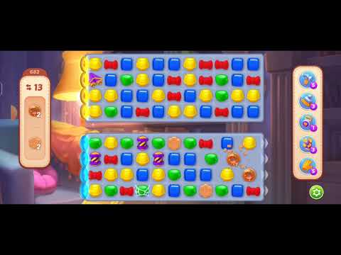 Homescapes level 682 no booster use