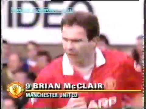 Football match. Manchester United vs Liverpool. 18-10-1992