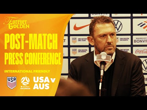Tony Popovic | Post-Match Press Conference | United States v CommBank Socceroos