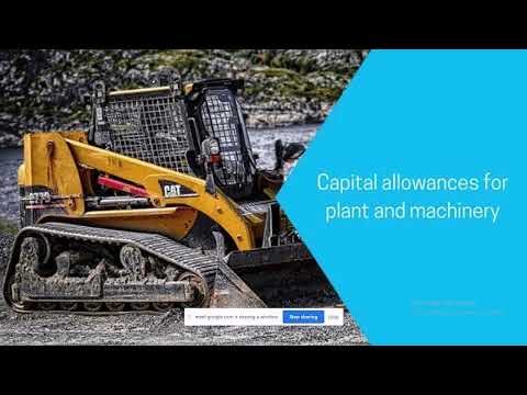TAXATION - CAPITAL ALLOWANCES: PART 1:  IMPLEMENTS, PLANT AND MACHINERY