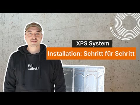 XPS-Trockenbausystem: Fußbodenheizung in wenigen Schritten einfach verlegen