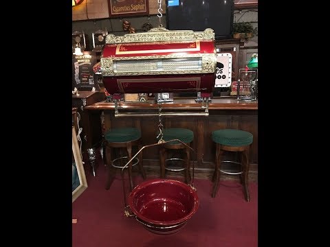FULLY RESTORED Early 1900's DAYTON Computing Hanging Retail Scale SOLD