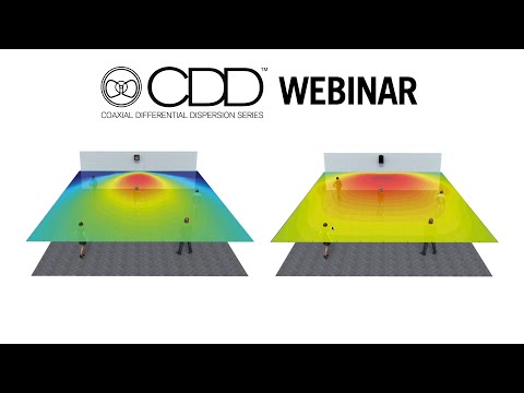 Martin Audio Coaxial Differential Dispersion Technology Webinar
