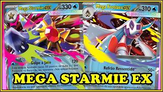 DECK MEGA STARMIE EX! GAMEPLAY E DECKLIST! POKÉMON TRADING CARD GAME LIVE!