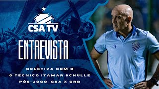 Coletiva pós-jogo com o técnico Itamar Schülle: CSA 1x1 CRB - CSA TV