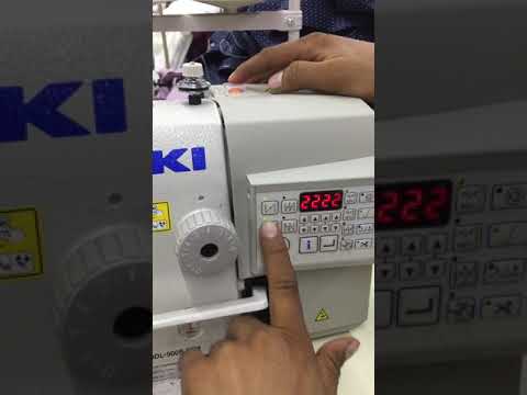 How to reset Juki DDL-900B