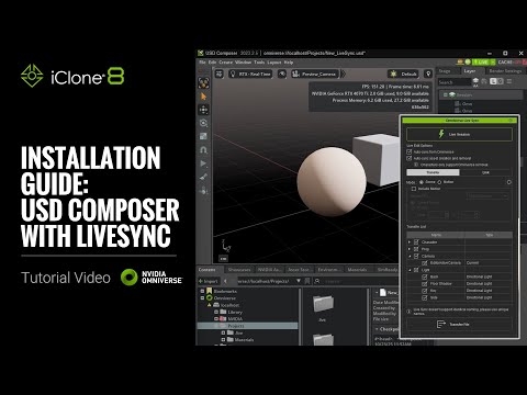 Installation Guide for USD Composer with LiveSync Setup in iClone | iClone 8 Tutorial