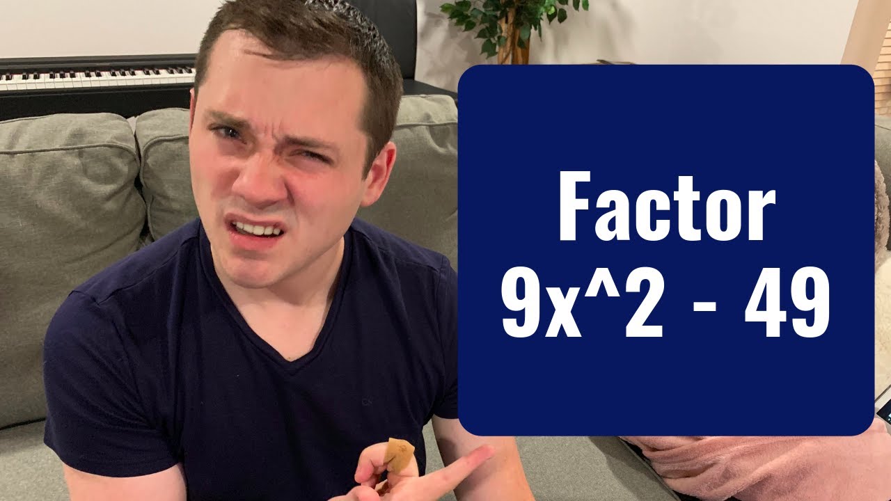 Factor 9x^2 - 49