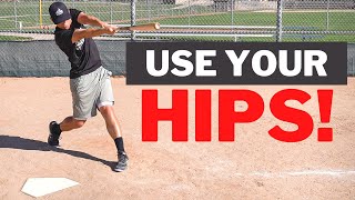 How To “Use Your Hips More” While Batting | Baseball Hitting Tips