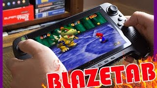 The BlazeTab running various games