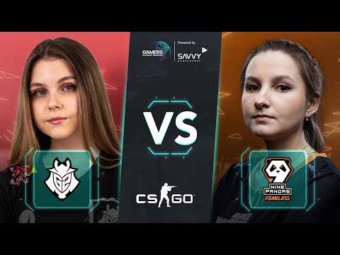 G2 Oya vs. 9 Pandas Fearless // Gamers Without Borders 2023 – CS:GO W – Day 1